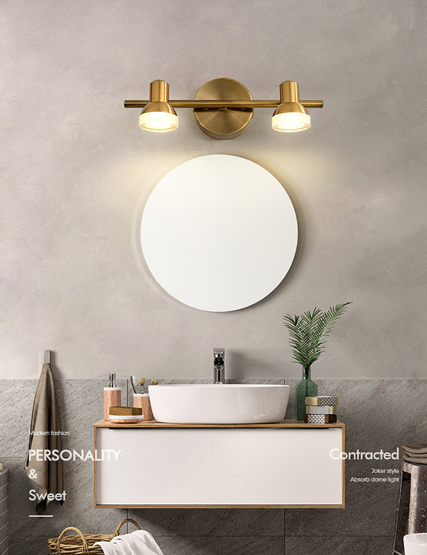 Bell Vanity Wall Lights Postmodern Simplicité Applexion murale acrylique pour salle de bain