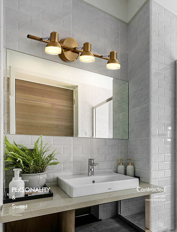 Bell Vanity Wall Lights Postmodern Simplicité Applexion murale acrylique pour salle de bain