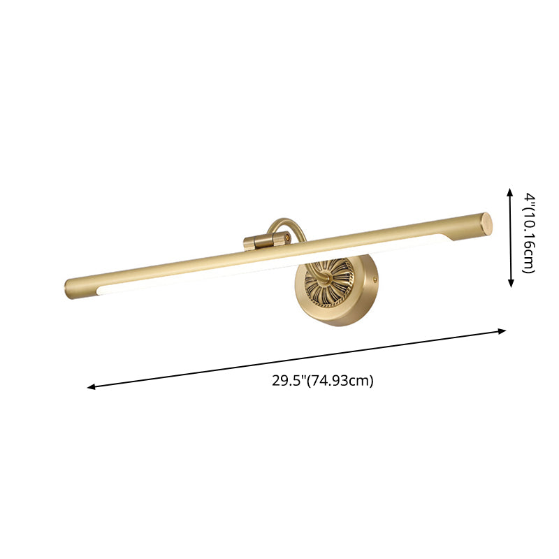 Luci a specchio vanità tradizionali Acrilico Acrilico Acrifide per il bagno
