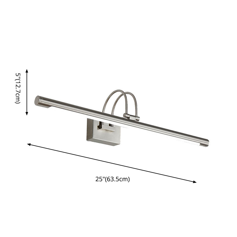 Luces de pared de tocador lineal Simplicidad posmoderna Disparo de pared acrílico para baño
