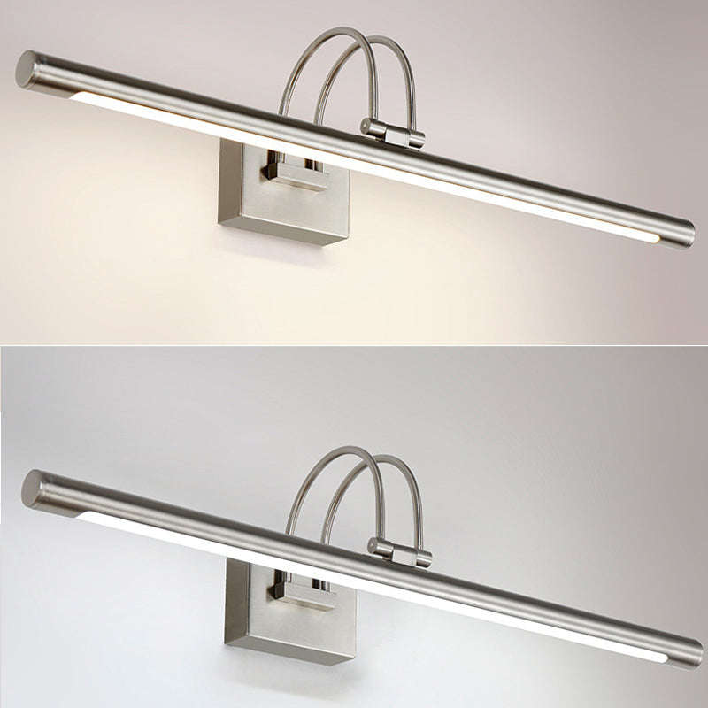 Luces de pared de tocador lineal Simplicidad posmoderna Disparo de pared acrílico para baño