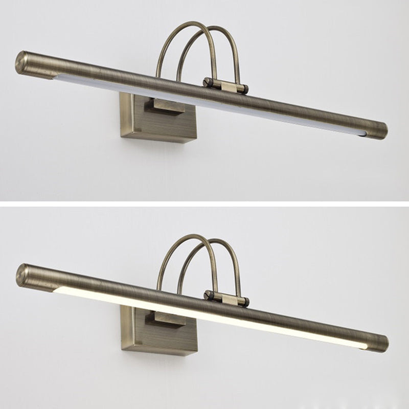 Luces de pared de tocador lineal Simplicidad posmoderna Disparo de pared acrílico para baño