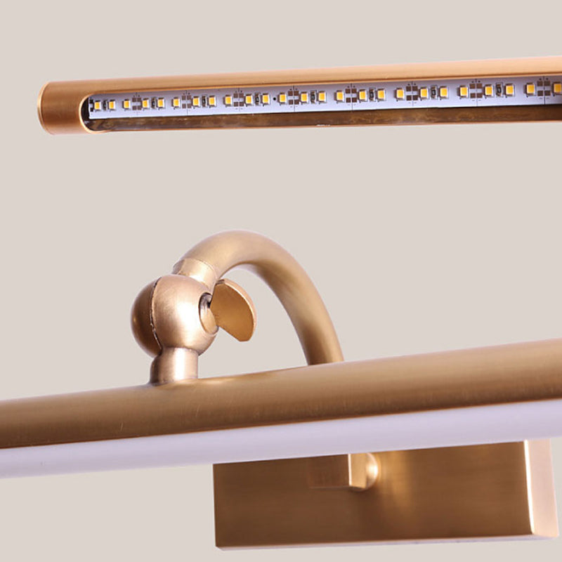 Vanité allongée Lumières murales postmodernes simplicité applique murale acrylique pour salle de bain