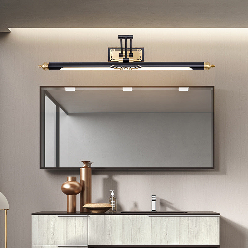 Luci a specchio vanità tradizionali Acrilico Acrilico Acrifide per il bagno