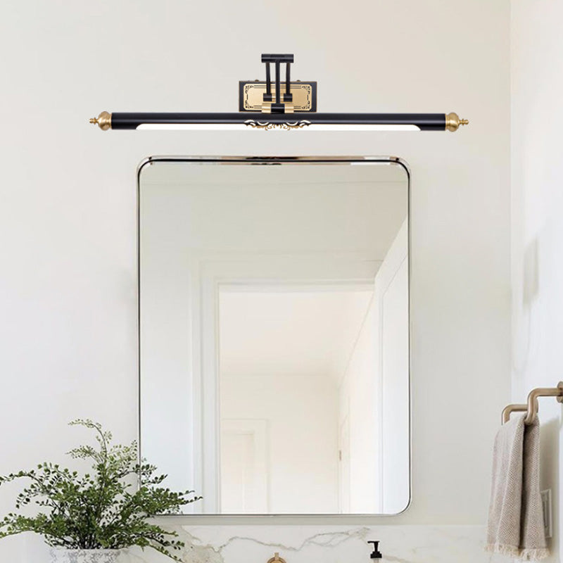 Luci a specchio vanità tradizionali Acrilico Acrilico Acrifide per il bagno