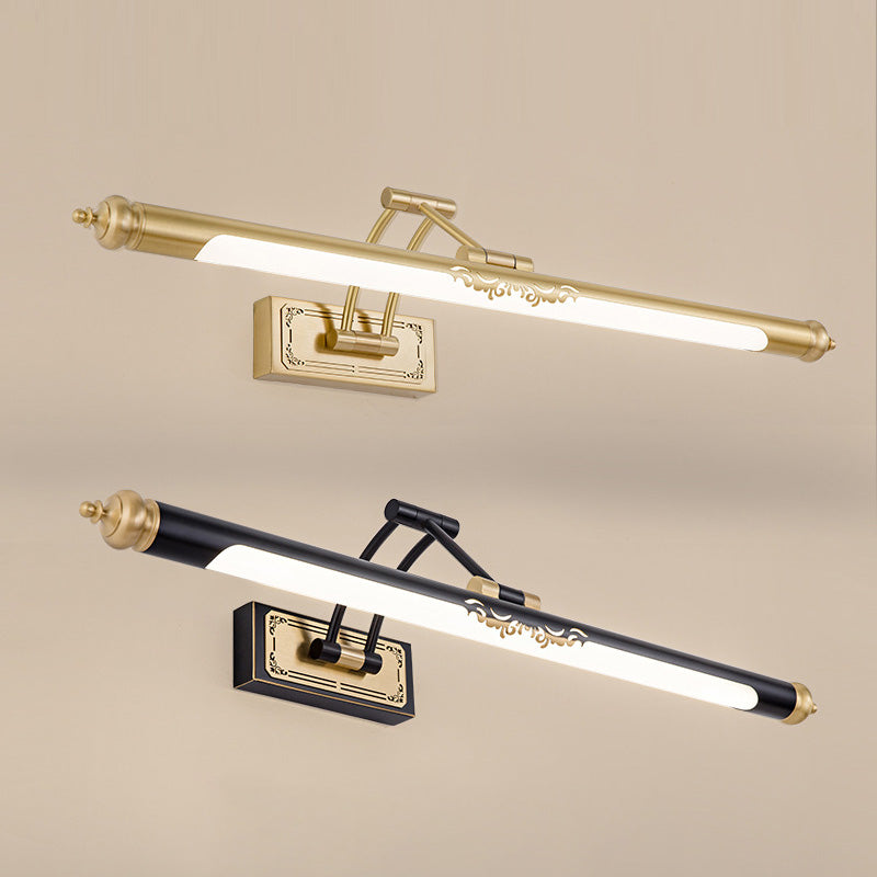 Luci a specchio vanità tradizionali Acrilico Acrilico Acrifide per il bagno