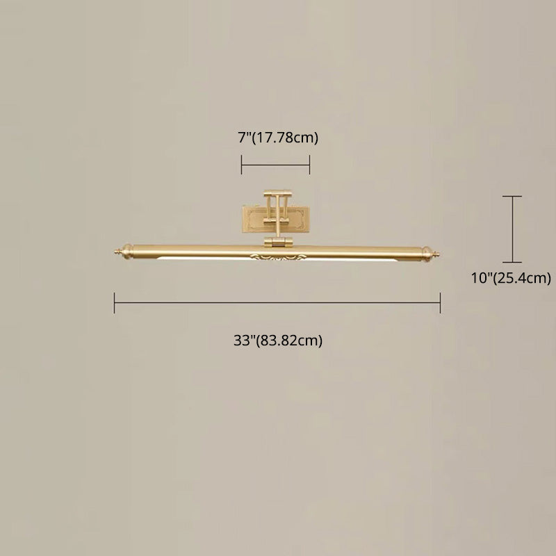 Luci a specchio vanità tradizionali Acrilico Acrilico Acrifide per il bagno
