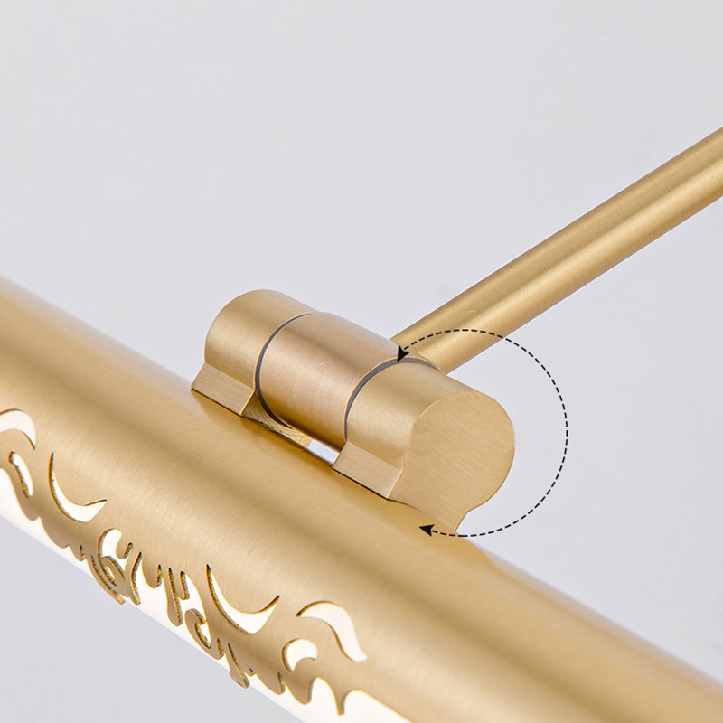 Luci a specchio vanità tradizionali Acrilico Acrilico Acrifide per il bagno