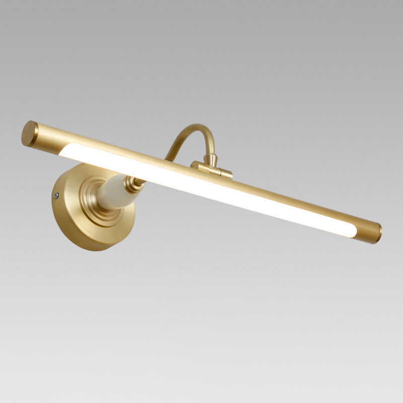 Luces de pared de tocador lineal Simplicidad posmoderna Disparo de pared acrílico para baño