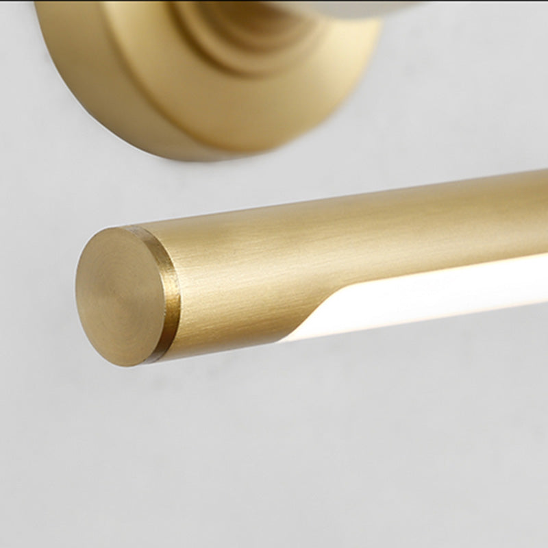 Luces de pared de tocador lineal Simplicidad posmoderna Disparo de pared acrílico para baño