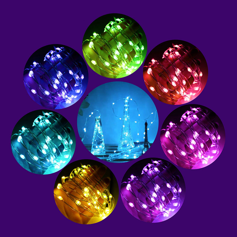 Bluetooth Starry Fairy String Light Art Decor Plastic Clear RGB LED Christmas Lamp