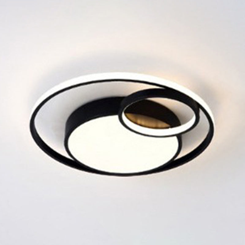 Luminaire de plafond encastré moderne en acrylique, luminaire LED pour salon