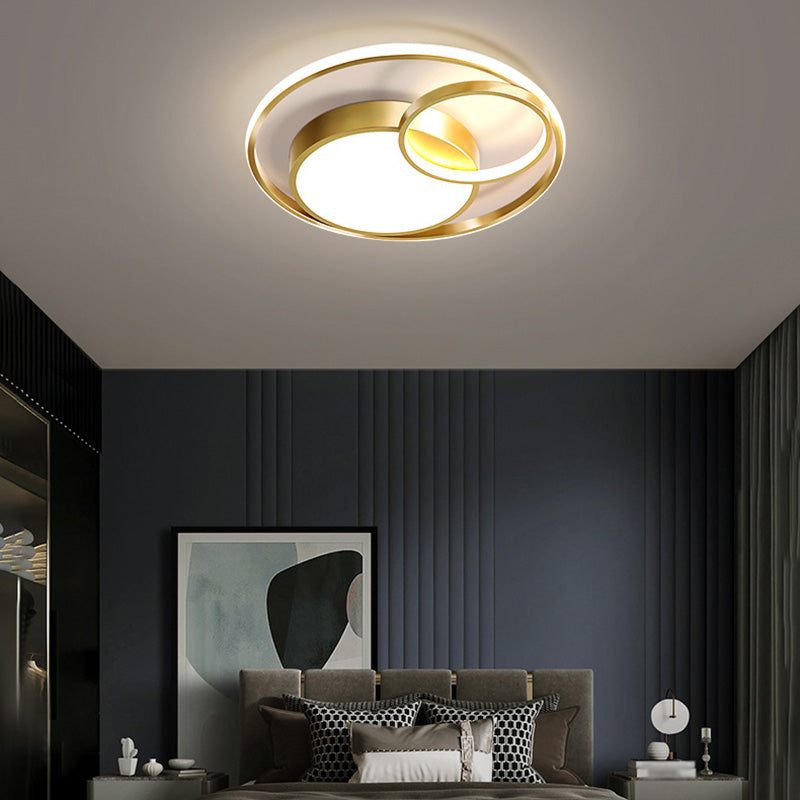 Luminaire de plafond encastré moderne en acrylique, luminaire LED pour salon