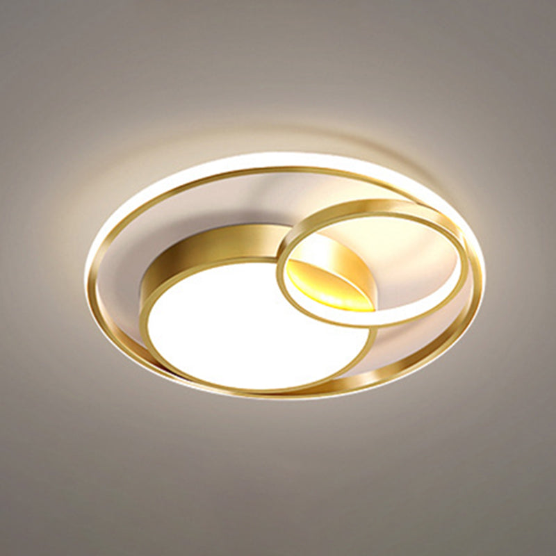 Luminaire de plafond encastré moderne en acrylique, luminaire LED pour salon