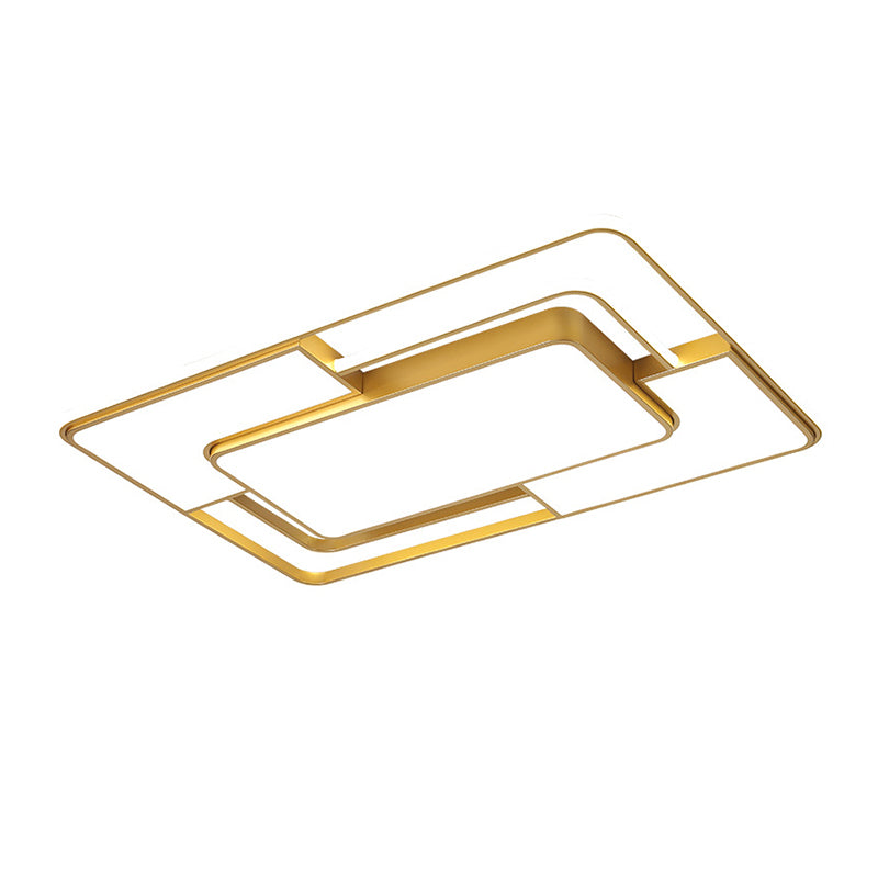 Luminaire de plafond encastré moderne en acrylique, luminaire LED pour salon