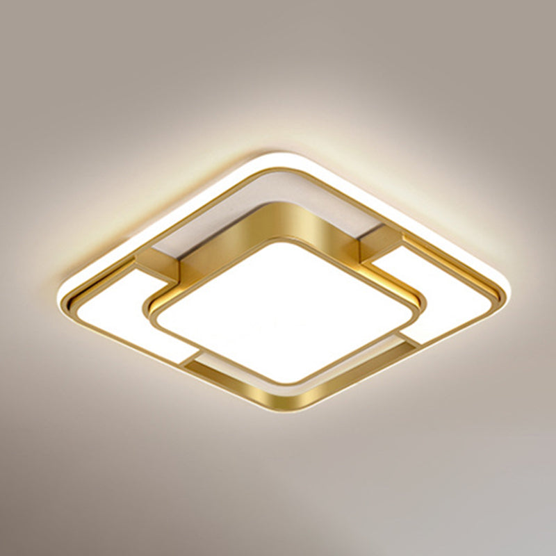 Luminaire de plafond encastré moderne en acrylique, luminaire LED pour salon