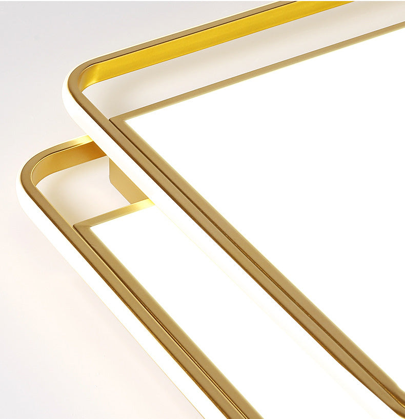 Luminaire de plafond encastré moderne en acrylique, luminaire LED pour salon