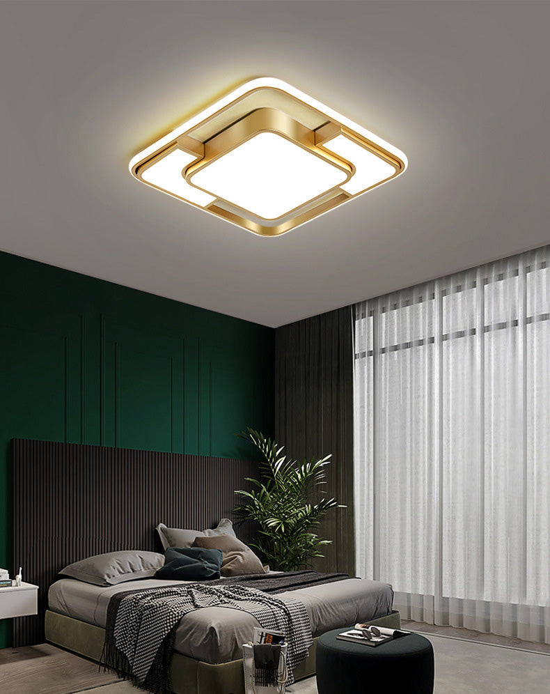 Luminaire de plafond encastré moderne en acrylique, luminaire LED pour salon