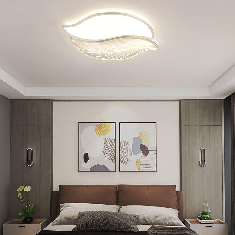 Acrylique Flush moderne Mount Lamp Lampe à DEL Flush Mount Lighting for Living Room