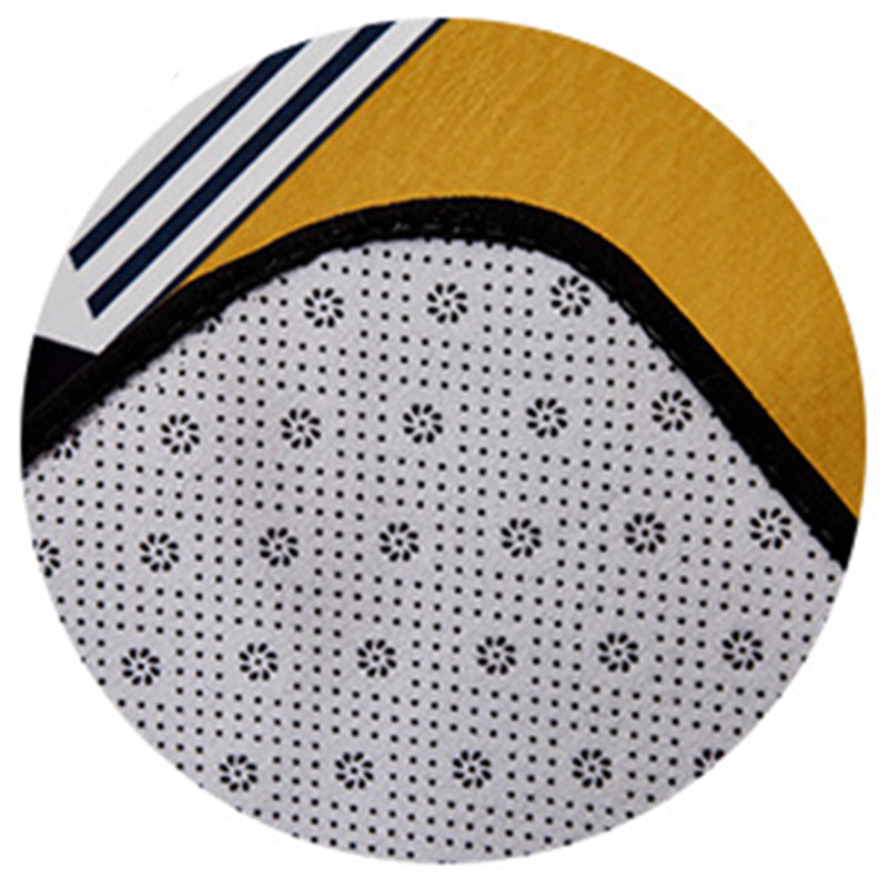 Eclectic Boho-Chic Carpet Funky Tribal Pattern Indoor Rug Polyester Anti-Slip Carpet for Living Room