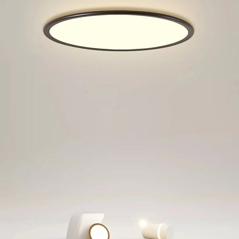 Luminaires encastrés circulaires à 1 lumière à montage en aluminium de style moderne