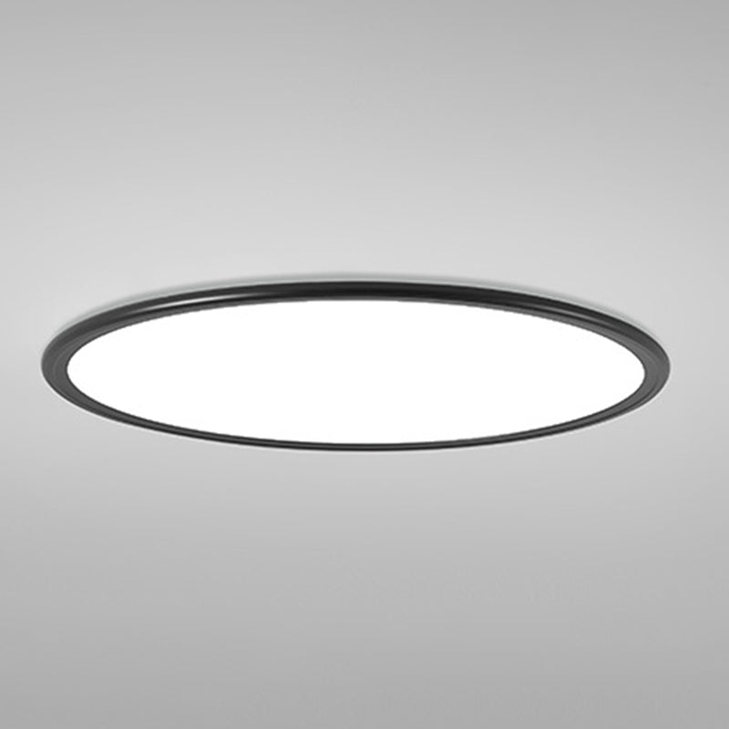 Luminaires encastrés circulaires à 1 lumière à montage en aluminium de style moderne