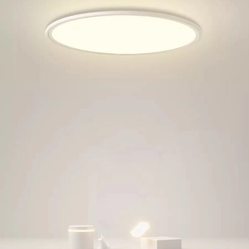 Luminaires encastrés circulaires à 1 lumière à montage en aluminium de style moderne