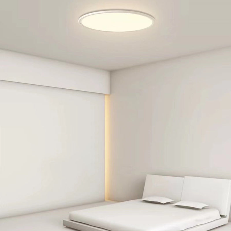 Luminaires encastrés circulaires à 1 lumière à montage en aluminium de style moderne