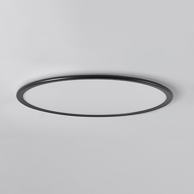 Luminaires encastrés circulaires à 1 lumière à montage en aluminium de style moderne