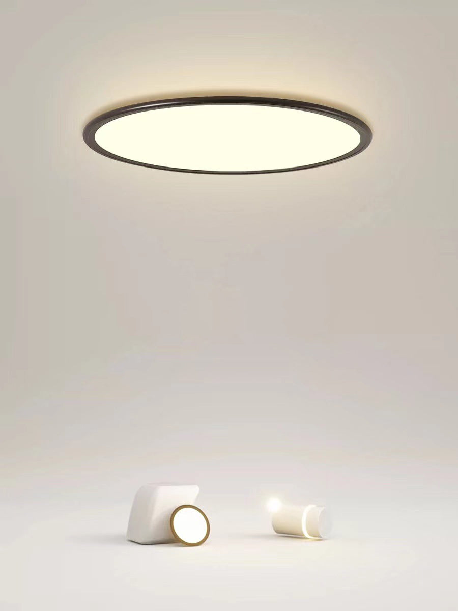 Luminaires encastrés circulaires à 1 lumière à montage en aluminium de style moderne