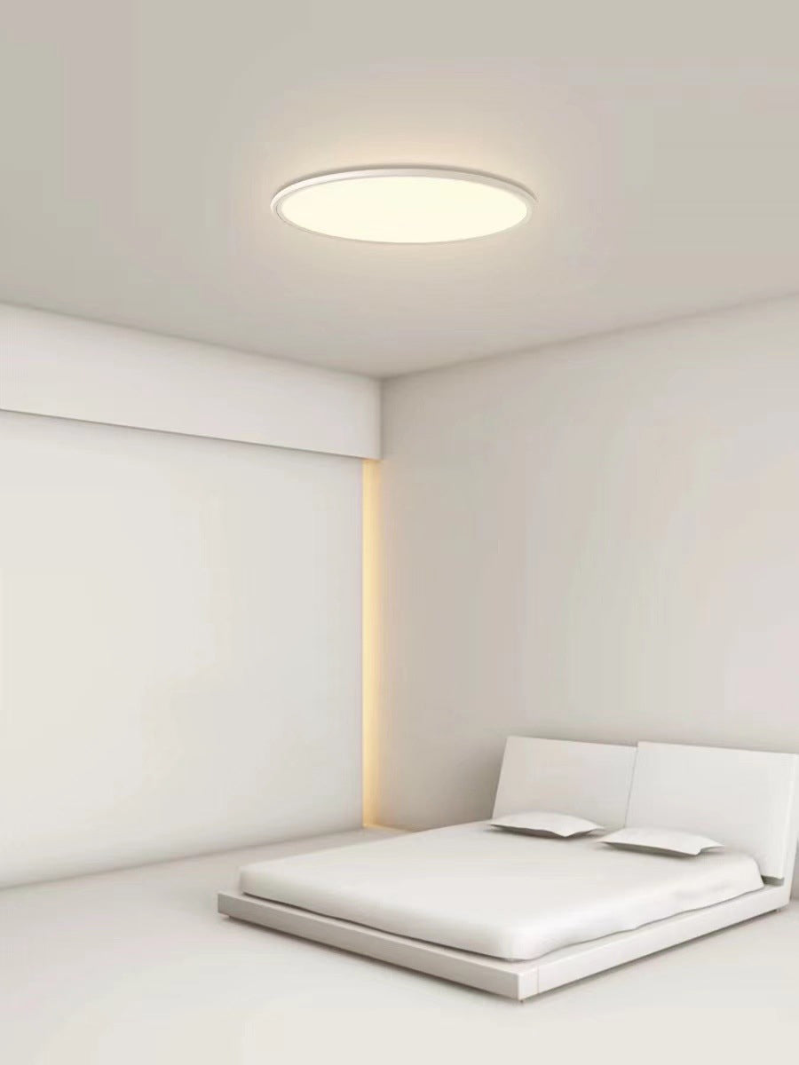 Luminaires encastrés circulaires à 1 lumière à montage en aluminium de style moderne