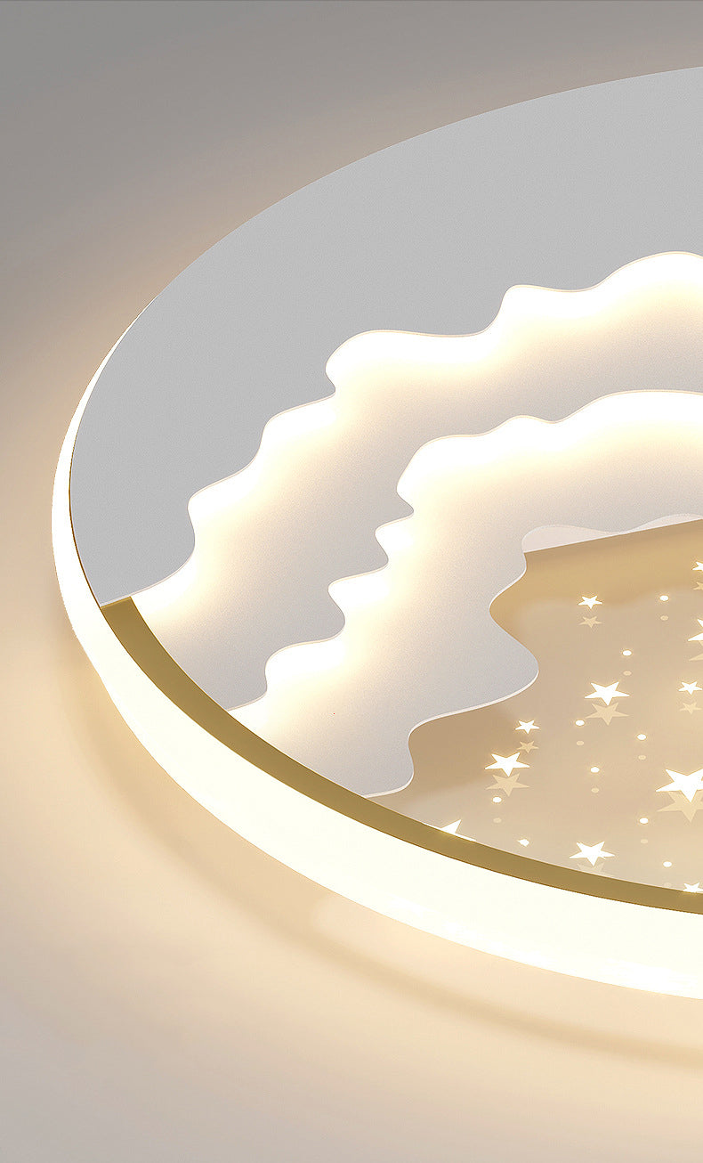 Lumière simple menée ronde en métal de style moderne d'appareils d'éclairage de plafond de bâti affleurant