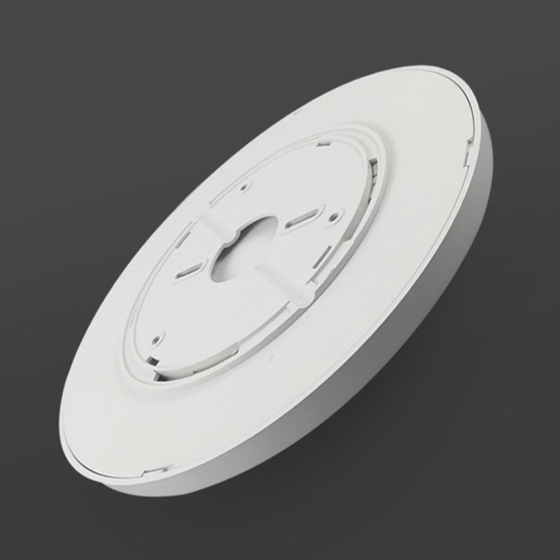 Plafonnier rond à 1 lumière en plastique de style moderne