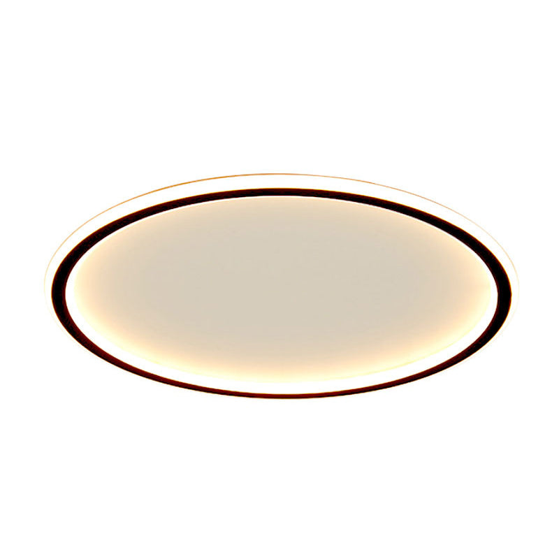 Aluminium Flush Flush Mount Ceiling Lighting Fixture Modern Black Flush Mount Lamp