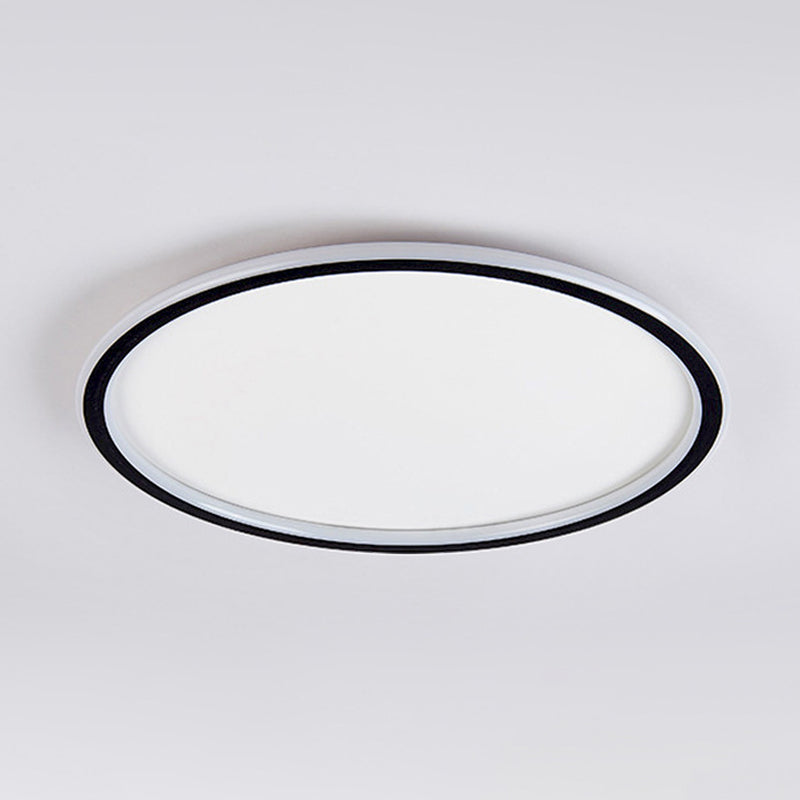 Aluminium Flush Flush Mount Ceiling Lighting Fixture Modern Black Flush Mount Lamp