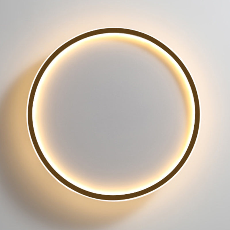 Aluminium Flush Flush Mount Ceiling Lighting Fixture Modern Black Flush Mount Lamp