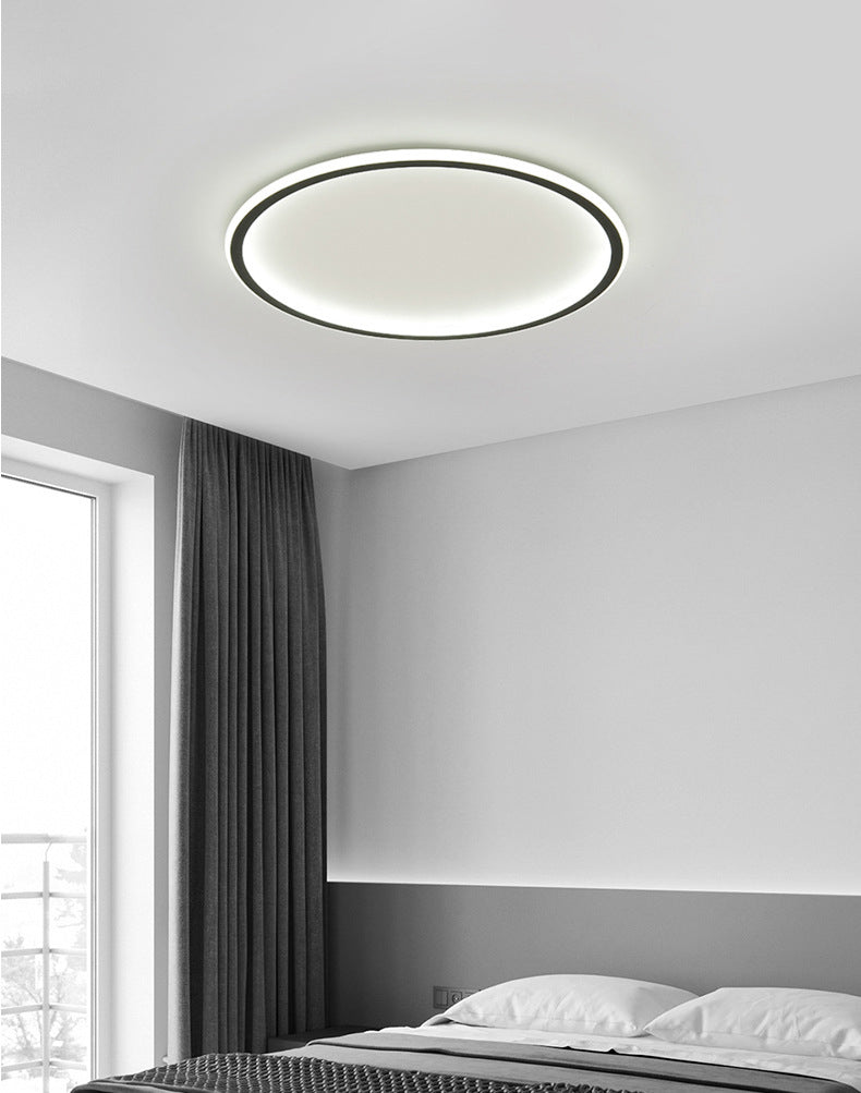 Aluminium Flush Flush Mount Ceiling Lighting Fixture Modern Black Flush Mount Lamp
