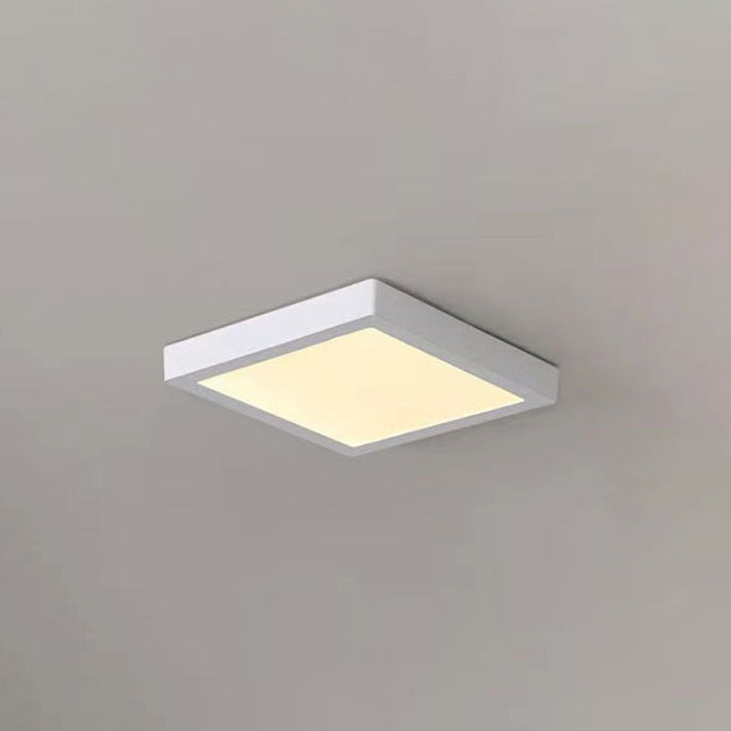 Luminaires encastrés en aluminium de style moderne de luminaire de plafond de bâti de cercle blanc