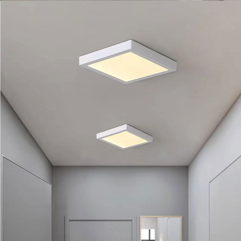 Luminaires encastrés en aluminium de style moderne de luminaire de plafond de bâti de cercle blanc