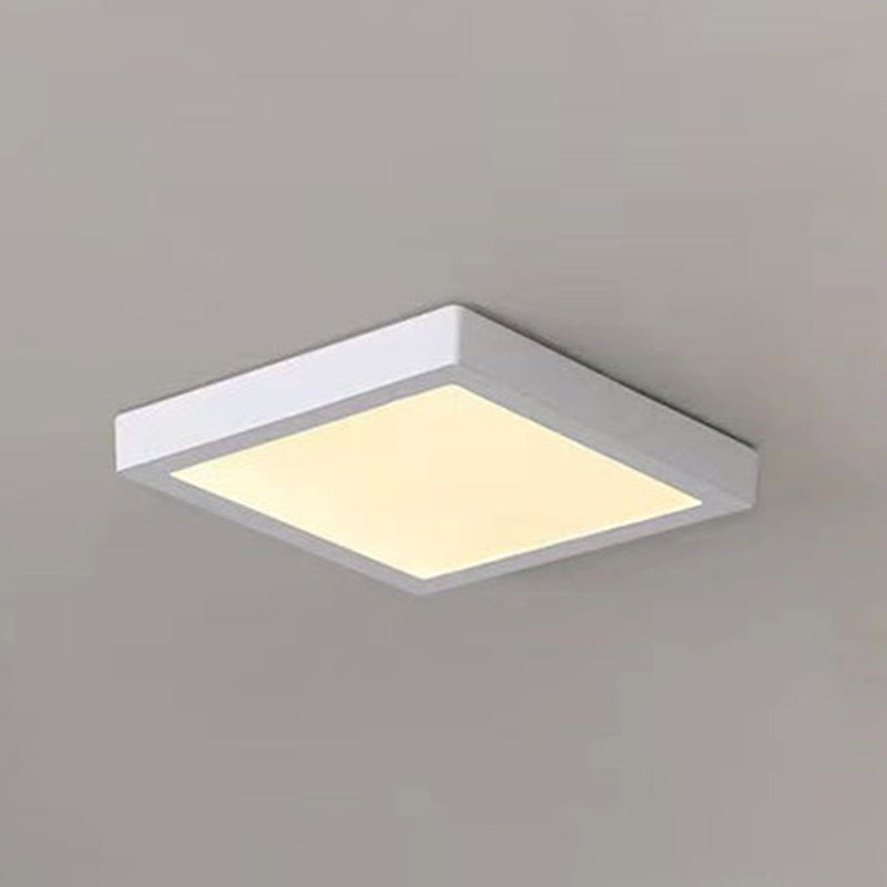 Luminaires encastrés en aluminium de style moderne de luminaire de plafond de bâti de cercle blanc
