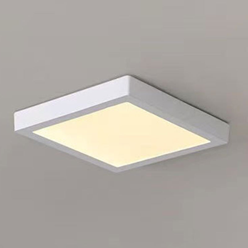 Luminaires encastrés en aluminium de style moderne de luminaire de plafond de bâti de cercle blanc
