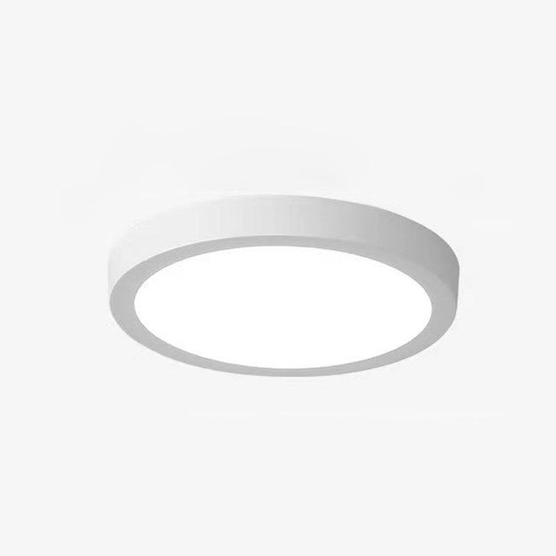 Luminaires encastrés en aluminium de style moderne de luminaire de plafond de bâti de cercle blanc