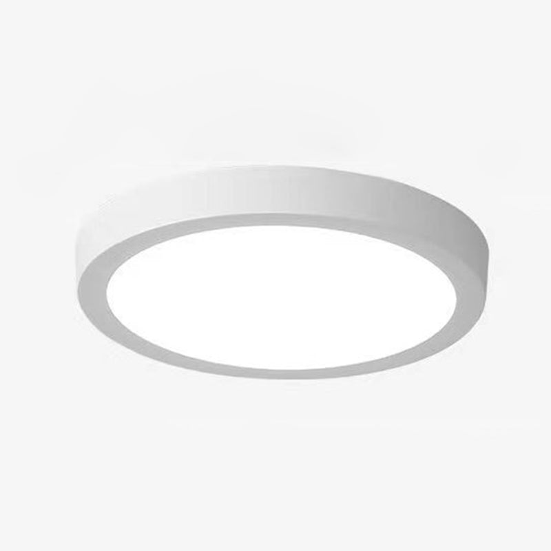 Luminaires encastrés en aluminium de style moderne de luminaire de plafond de bâti de cercle blanc