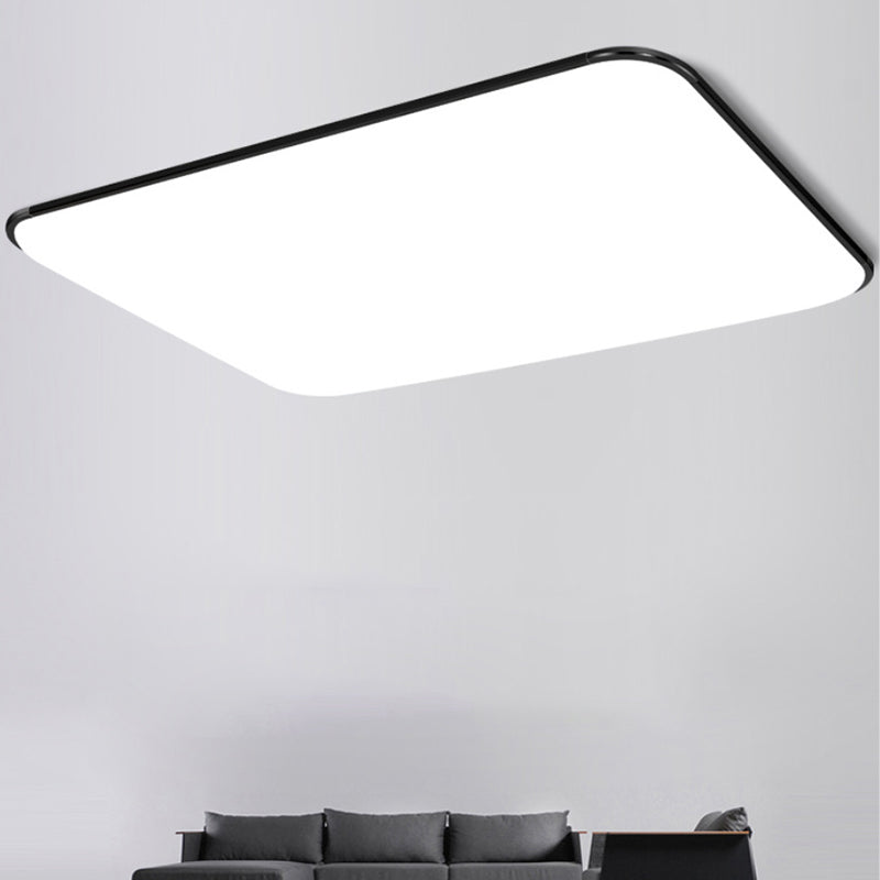 Lámparas de techo empotradas geométricas de aluminio, luz empotrada LED de 1 luz de estilo moderno