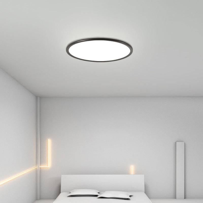 Moderne Art Acryl Flush Deckenleuchten Kreis 1-Licht Flush Licht