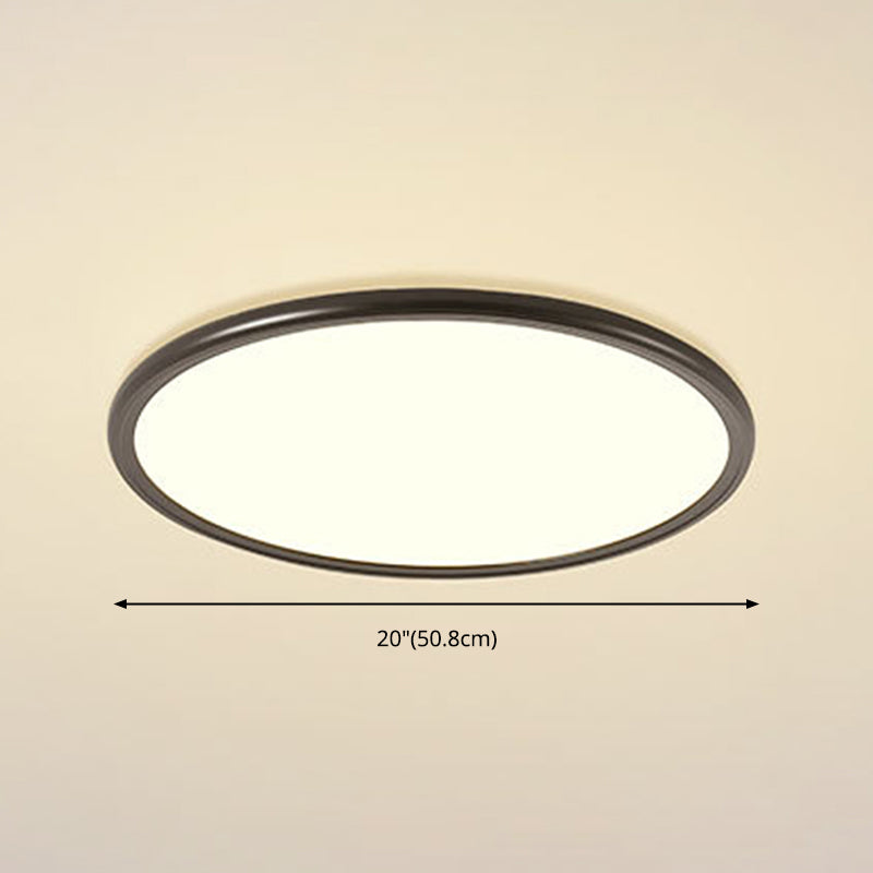 Moderne Art Acryl Flush Deckenleuchten Kreis 1-Licht Flush Licht