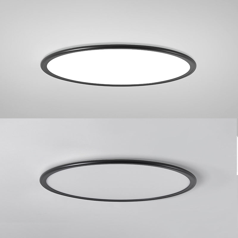 Moderne Art Acryl Flush Deckenleuchten Kreis 1-Licht Flush Licht