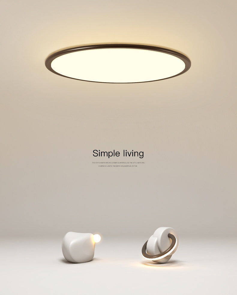 Moderne Art Acryl Flush Deckenleuchten Kreis 1-Licht Flush Licht