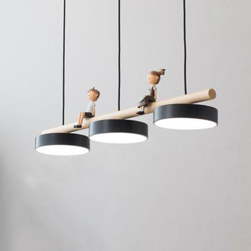 Circle Island Pendant LED Nordic Modern Modern Plafond Pendant Light for Dining Room