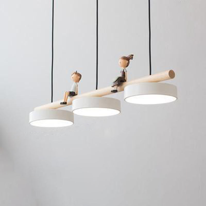 Circle Island Pendant LED Nordic Modern Modern Plafond Pendant Light for Dining Room
